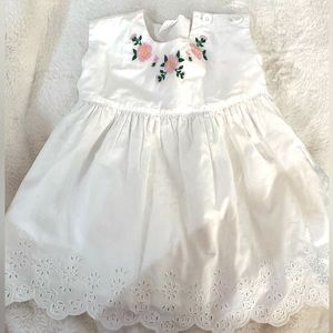 Baby girl white dress
